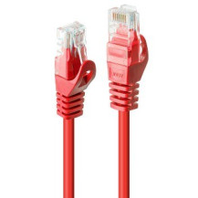 Lindy Rj45/Rj45 Cat6 3m - 3 m - Cat6 - U/UTP (UTP) - RJ-45 - RJ-45 - Rosso