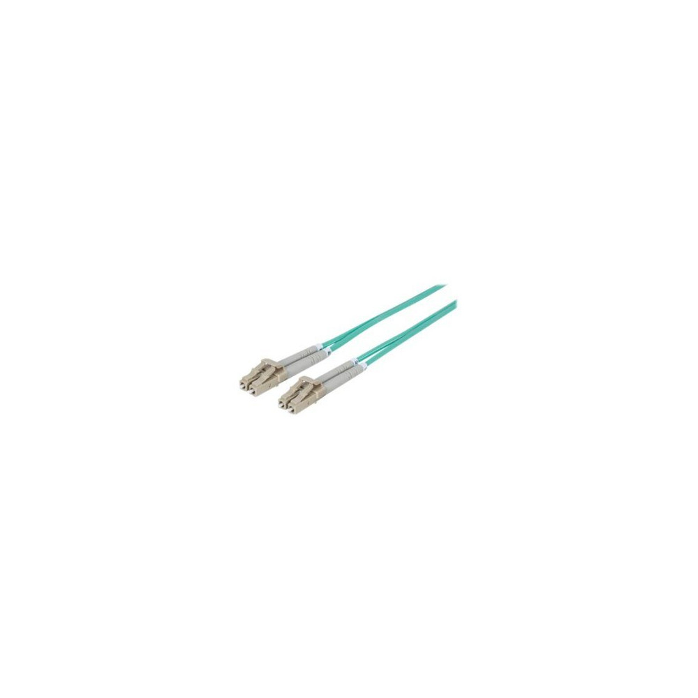 Intellinet 750868 - 1 m - OM3 - LC - LC - Maschio/Maschio - Aqua