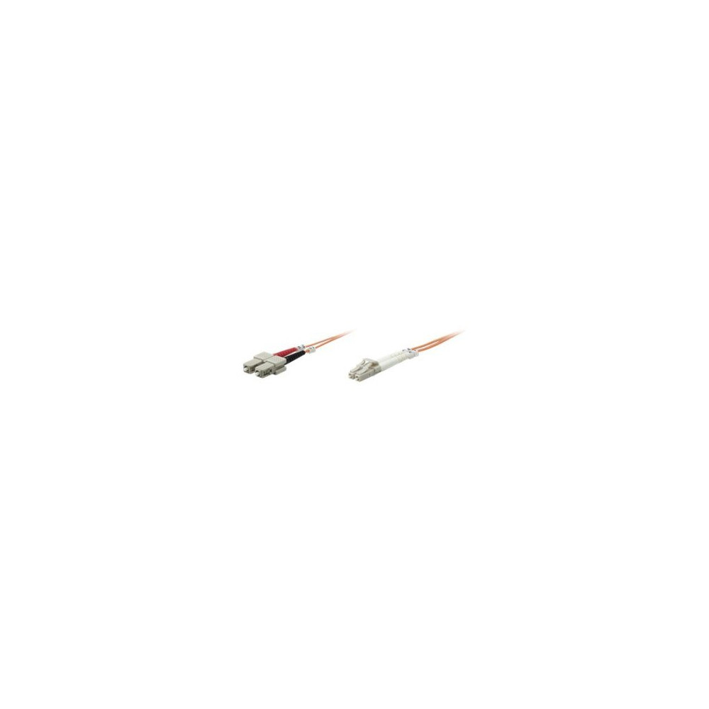 Intellinet 470353 - 1 m - OM2 - LC - SC - Maschio/Maschio - Orange,Multicolour