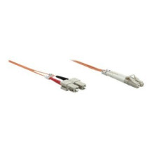 Intellinet 470353 - 1 m - OM2 - LC - SC - Maschio/Maschio - Orange,Multicolour