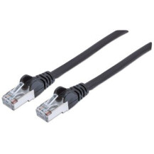 Intellinet 0.5m CAT6a S/FTP - 0,5 m - Cat6a - S/FTP (S-STP) - RJ-45 - RJ-45 - Nero