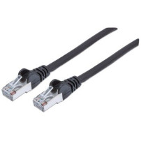 Intellinet 1m CAT6a S/FTP - 1 m - Cat6a - S/FTP (S-STP) - RJ-45 - RJ-45 - Nero
