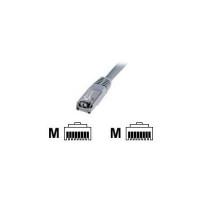 DIGITUS 0.5m Cat5e - 0,5 m - Cat5e - SF/UTP (S-FTP) - RJ-45 - RJ-45 - Grigio