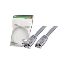 DIGITUS 0.5m Cat5e - 0,5 m - Cat5e - SF/UTP (S-FTP) - RJ-45 - RJ-45 - Grigio