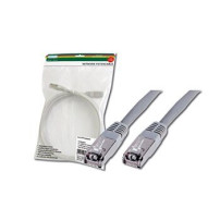 DIGITUS 0.5m Cat5e - 0,5 m - Cat5e - SF/UTP (S-FTP) - RJ-45 - RJ-45 - Grigio