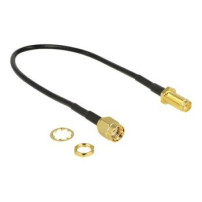 Delock 88876 - 0,2 m - RP-SMA - Nero