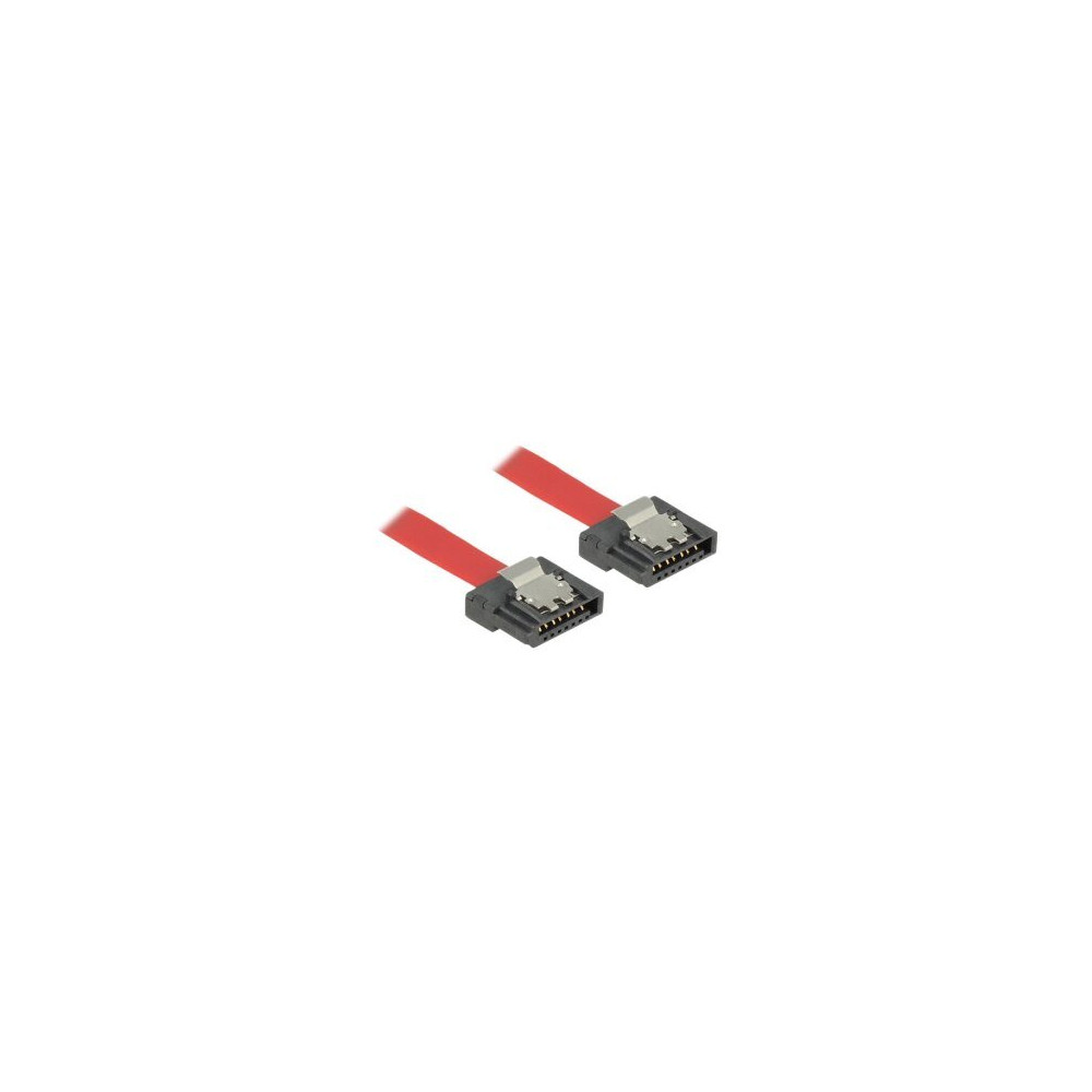Delock 0.3m SATA III - 0,3 m - SATA III - SATA 7-pin - SATA 7-pin - Maschio/Maschio - Rosso