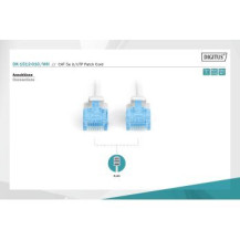 DIGITUS Cat5e - 1m - 1 m - Cat5e - U/UTP (UTP) - RJ-45 - RJ-45