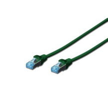 DIGITUS Premium CAT 5e SF-UTP - 1 m - Cat5e - SF/UTP (S-FTP) - RJ-45 - RJ-45 - Verde