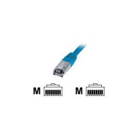 DIGITUS Patch Cable - SFTP - CAT5E - 3M - blue - 3 m - Blu