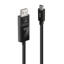 Lindy 1m USB Typ C an DP 4K60 Adapterkabel mit HDR - Digitale/dati