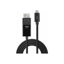 Lindy 43342 cavo e adattatore video 2 m USB tipo-C DisplayPort Nero