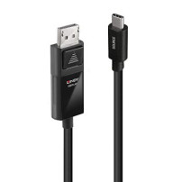 Lindy 43342 cavo e adattatore video 2 m USB tipo-C DisplayPort Nero