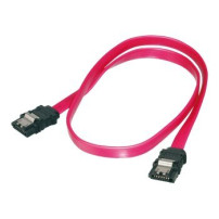 DIGITUS 2x SATA 7-pin - 0.3 m - 0,3 m - SATA I - SATA 7-pin - SATA 7-pin - Femmina/Femmina - Nero - Rosso