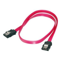 DIGITUS 2x SATA 7-pin - 0.5 m - 0,5 m - SATA I - SATA 7-pin - SATA 7-pin - Femmina/Femmina - Nero - Rosso