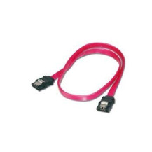 DIGITUS 2x SATA 7-pin - 0.5 m - 0,5 m - SATA I - SATA 7-pin - SATA 7-pin - Femmina/Femmina - Nero - Rosso