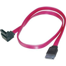 DIGITUS Electronic 2x SATA 7-pin - 0.5 m - 0,5 m - SATA I - SATA 7-pin - SATA 7-pin - Femmina/Femmina - Nero - Rosso