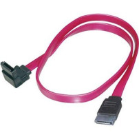 DIGITUS Electronic 2x SATA 7-pin - 0.5 m - 0,5 m - SATA I - SATA 7-pin - SATA 7-pin - Femmina/Femmina - Nero - Rosso