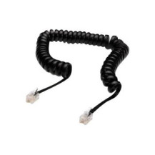 DIGITUS AK-460101-040-S - 4 m - RJ10 - RJ10 - Nero - Trasparente - Nero
