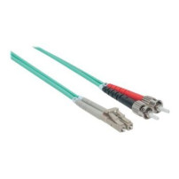 Intellinet 751001 - 2 m - OM3 - ST - LC - Maschio/Maschio - Aqua