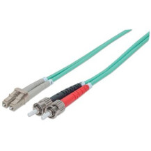 Intellinet 751001 - 2 m - OM3 - ST - LC - Maschio/Maschio - Aqua