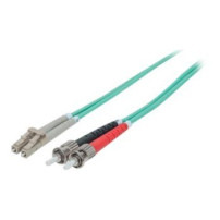 Intellinet 751131 - 5 m - OM3 - ST - LC - Maschio/Maschio - Aqua