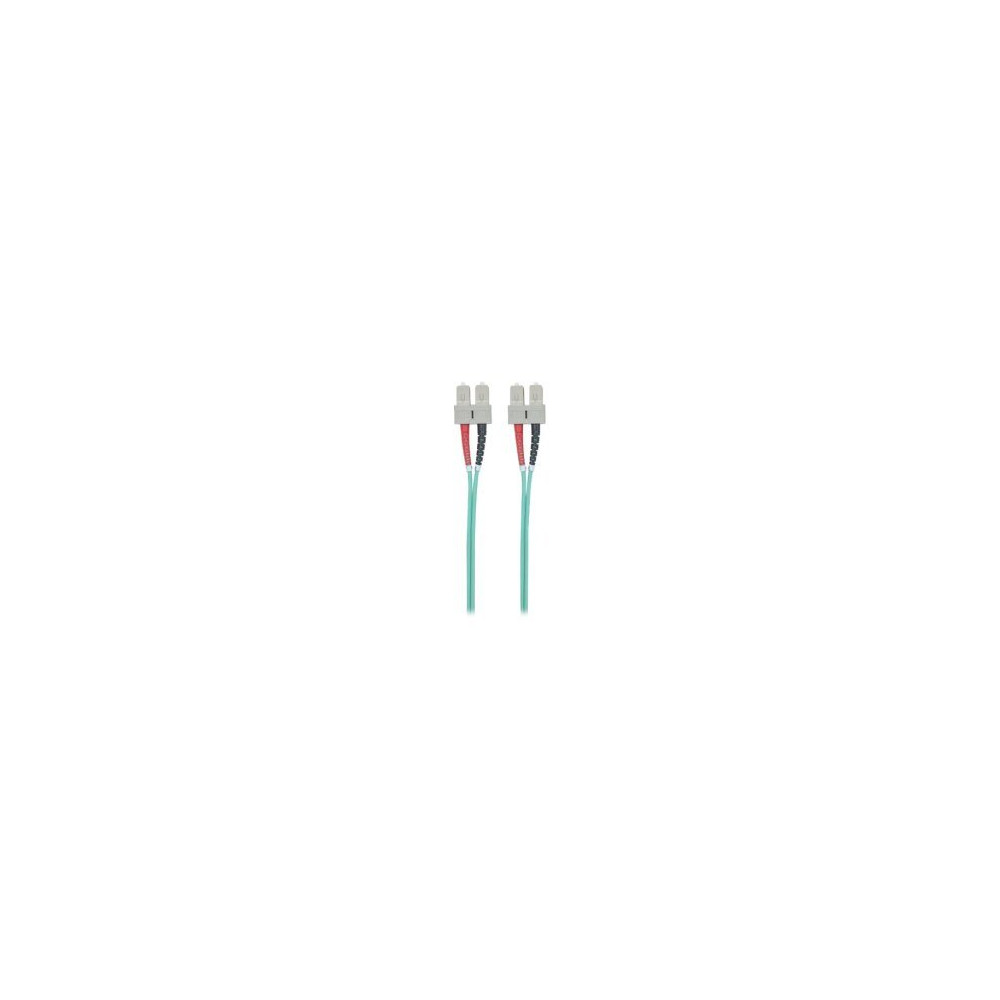 Intellinet 751025 - 1 m - OM3 - SC - SC - Maschio/Maschio - Aqua