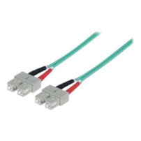 Intellinet 751025 - 1 m - OM3 - SC - SC - Maschio/Maschio - Aqua