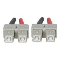 Intellinet 751025 - 1 m - OM3 - SC - SC - Maschio/Maschio - Aqua