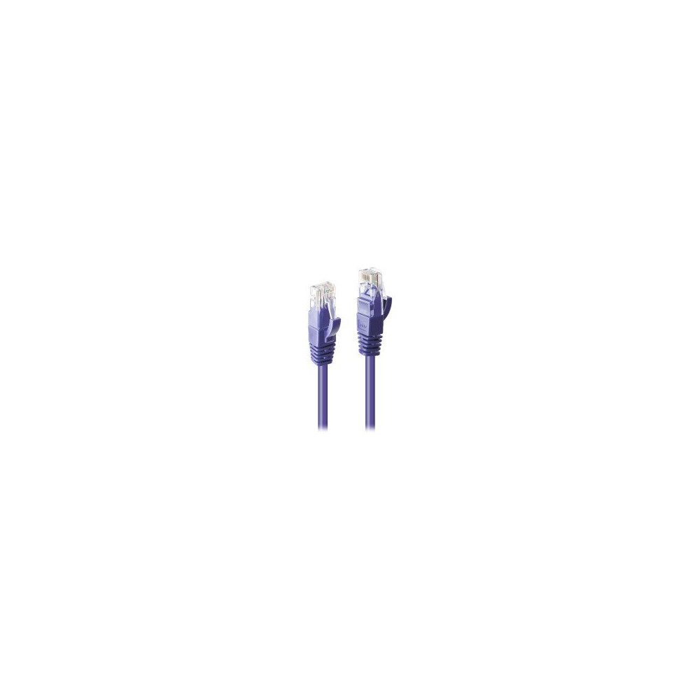 Lindy 48125 - 5 m - Cat6 - U/UTP (UTP) - RJ-45 - RJ-45 - Viola