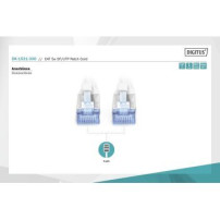 DIGITUS Patch Cable - SFTP - CAT5E - 1M - grey - 1 m - Grigio