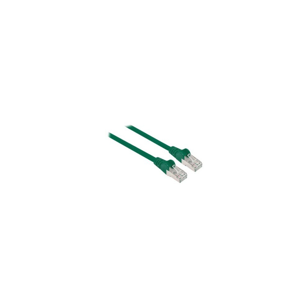 Intellinet 350594 - 0,5 m - Cat6a - S/FTP (S-STP) - RJ-45 - RJ-45 - Verde