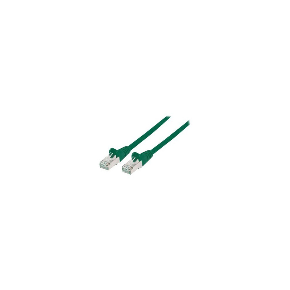 Intellinet 735322 - 1 m - Cat6 - S/FTP (S-STP) - RJ-45 - RJ-45 - Verde