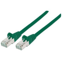 Intellinet 735322 - 1 m - Cat6 - S/FTP (S-STP) - RJ-45 - RJ-45 - Verde