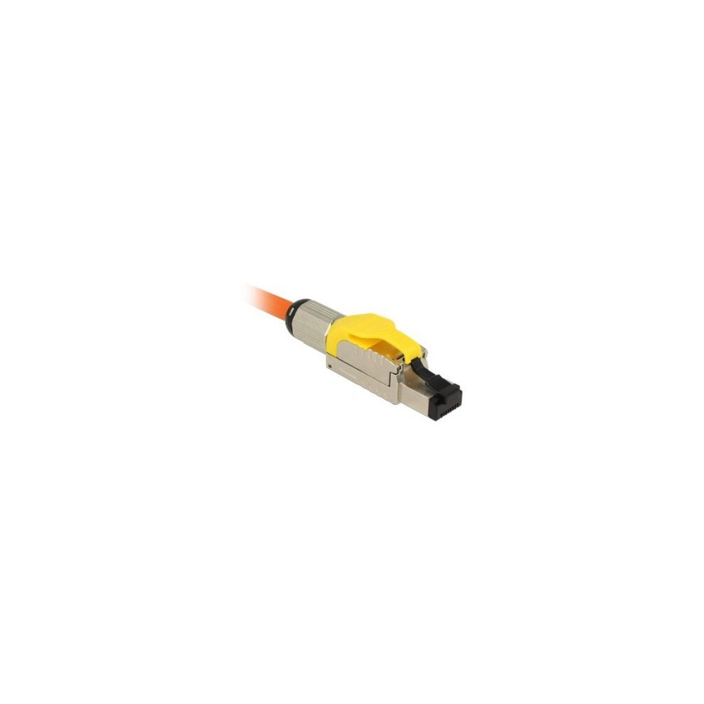 Delock 86287 - RJ-45 - Argento - Giallo - Zinco - Cat6a - S/UTP (STP) - 18,4 mm