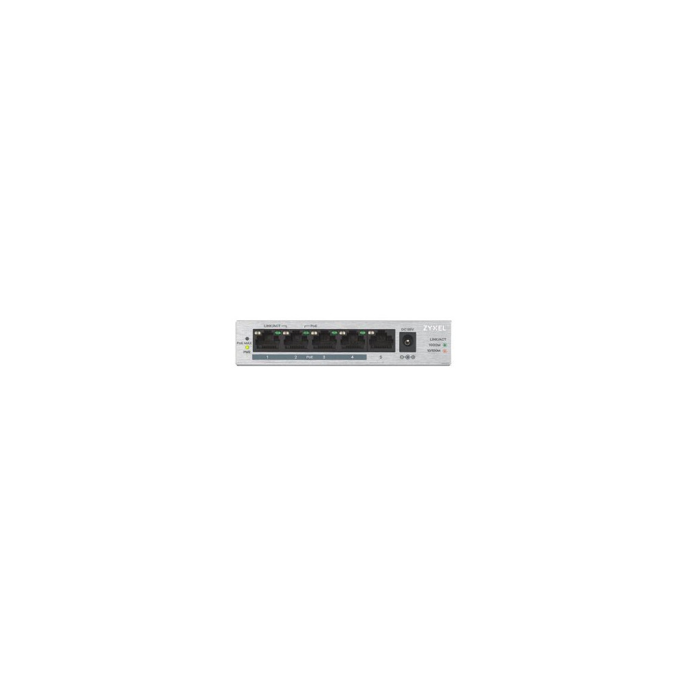 ZyXEL GS1005HP - Non gestito - Gigabit Ethernet (10/100/1000) - Full duplex - Supporto Power over Ethernet (PoE)