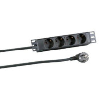 EFB Elektronik EK631DE.10 - 2 m - 4 presa(e) AC - Interno - Tipo C - IP20 - 1,5 mm²