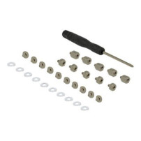 Delock 18288 - Nero - Acciaio inossidabile