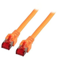 EFB Elektronik RJ45 Patchkabel S/FTP - Cat.6 - LSZH - 0.15m - orange - 0,15 m - Cat6 - S/FTP (S-STP) - 8 x RJ-45 - 8 x RJ-45 - A