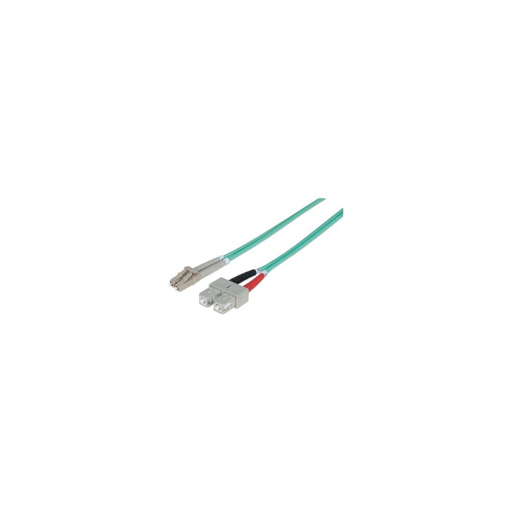 EFB Elektronik O0314.2 - 2 m - OM3 - LC - SC - Maschio/Maschio - Turchese