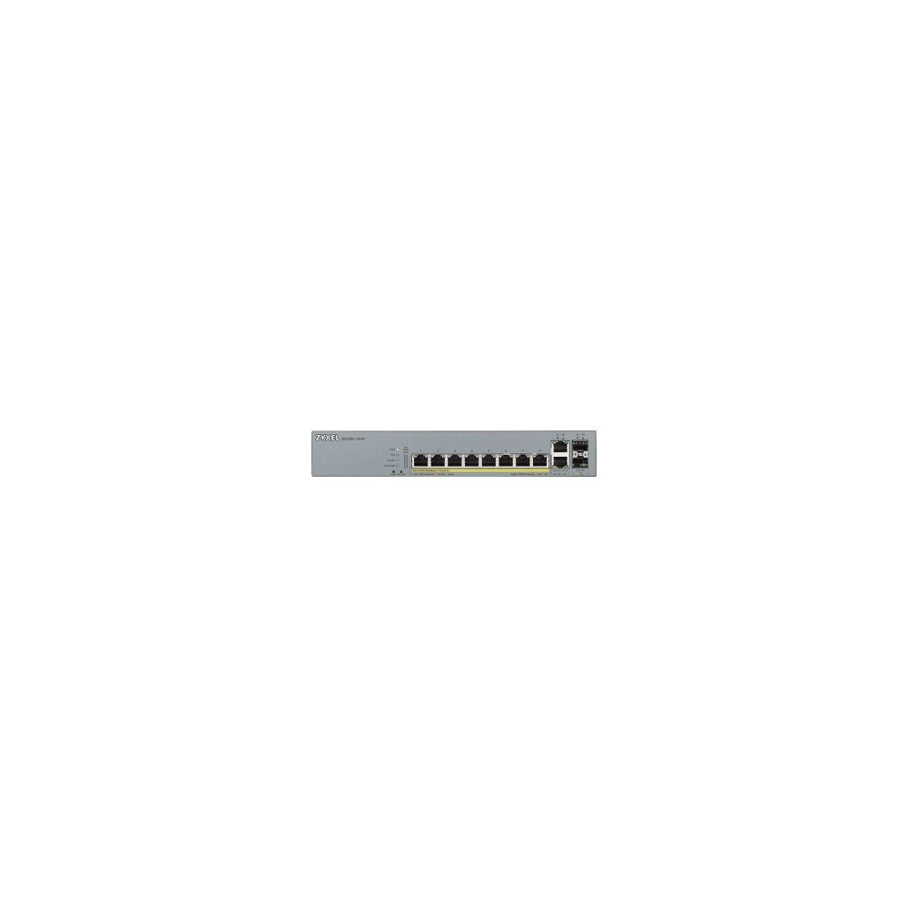 ZyXEL GS1350-12HP-EU0101F - Gestito - L2 - Gigabit Ethernet (10/100/1000) - Supporto Power over Ethernet (PoE) - Montaggio rack