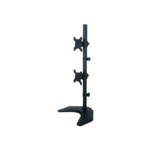 Techly Supporto da Scrivania per 2 Monitor 13-27″ con base