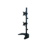 Techly Supporto da Scrivania per 2 Monitor 13-27″ con base