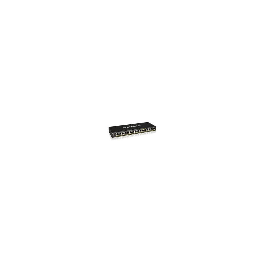 Netgear GS316PP - Non gestito - Gigabit Ethernet (10/100/1000) - Full duplex - Supporto Power over Ethernet (PoE) - Montaggio ra