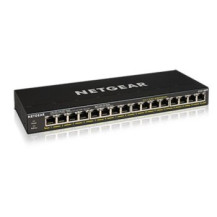 Netgear GS316PP - Non gestito - Gigabit Ethernet (10/100/1000) - Full duplex - Supporto Power over Ethernet (PoE) - Montaggio ra