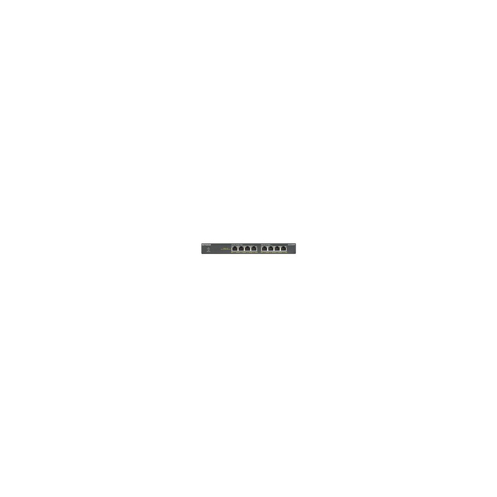 Netgear GS308PP - Non gestito - Gigabit Ethernet (10/100/1000) - Full duplex - Supporto Power over Ethernet (PoE) - Montabile a