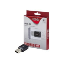 Inter-Tech DMG-07 - Senza fili - USB - WLAN / Bluetooth - Wi-Fi 5 (802.11ac) - 650 Mbit/s - Nero