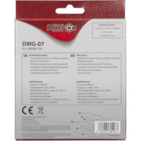 Inter-Tech DMG-07 - Senza fili - USB - WLAN / Bluetooth - Wi-Fi 5 (802.11ac) - 650 Mbit/s - Nero