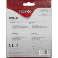 Inter-Tech DMG-07 - Senza fili - USB - WLAN / Bluetooth - Wi-Fi 5 (802.11ac) - 650 Mbit/s - Nero