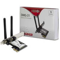 Inter-Tech DMG-31 - Interno - Senza fili - PCI Express - WLAN - Wi-Fi 4 (802.11n) - 300 Mbit/s